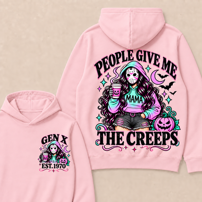 People Give Me the Creeps Halloween Gen X Custom Birth Year Sweatshirts