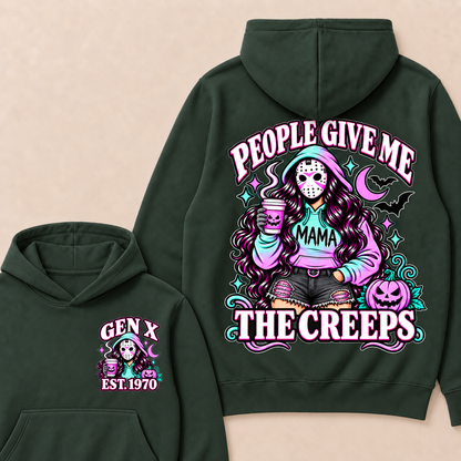 People Give Me the Creeps Halloween Gen X Custom Birth Year Sweatshirts