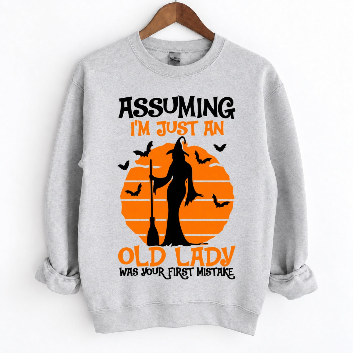 Assuming I’m Just An Old Lady Witch Halloween Shirts