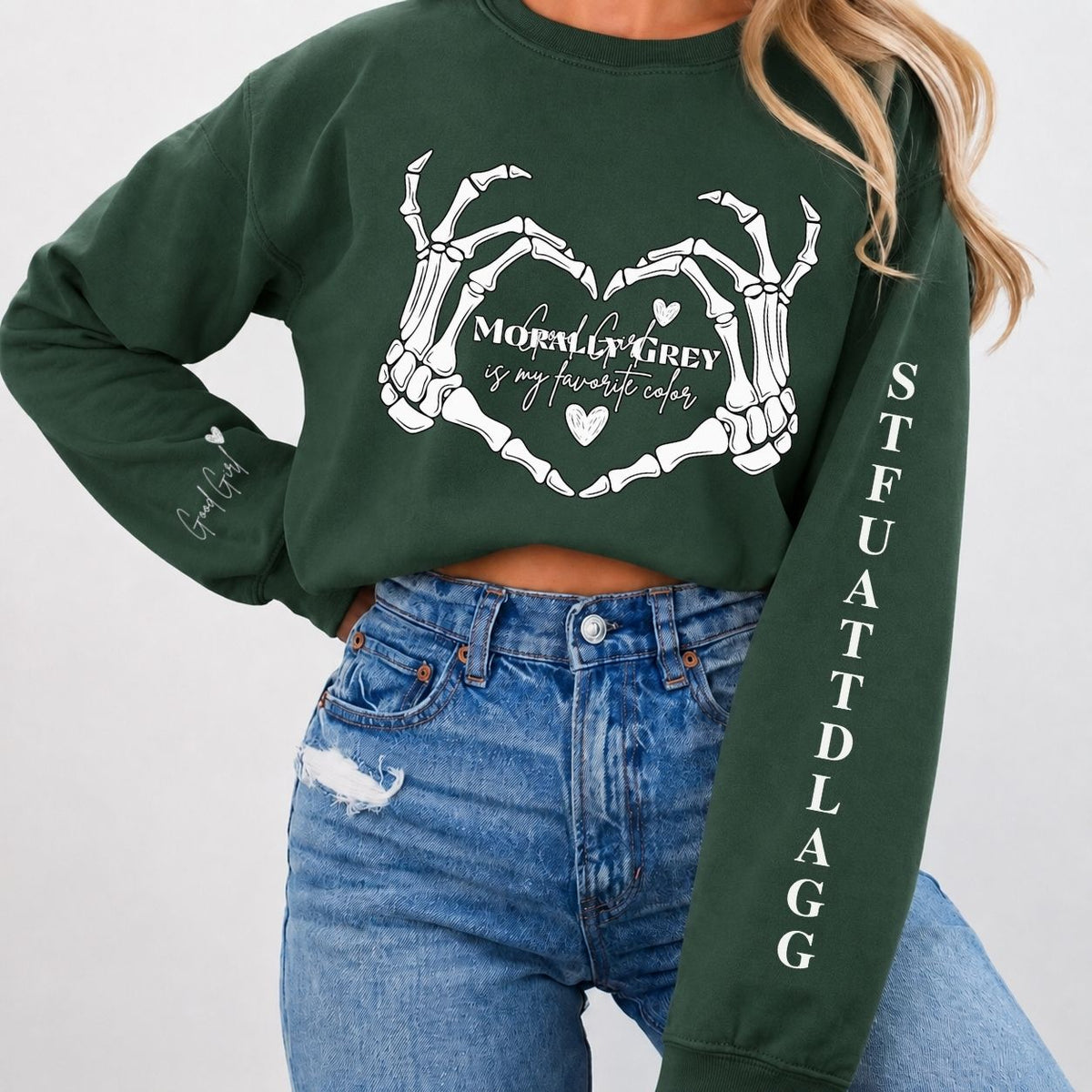 Morally Grey Is My Favorite Color Dark Romance Sweatshirt