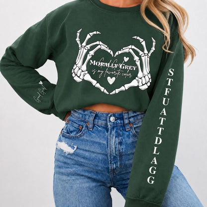 Morally Grey Is My Favorite Color Dark Romance Sweatshirt