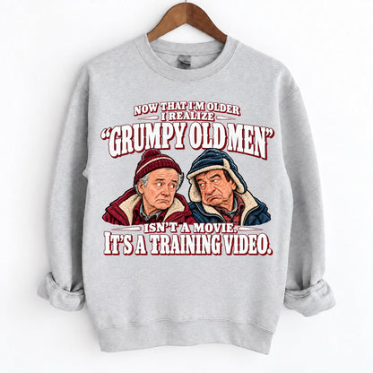 Grumpy Old Men Training Video Funny Shirts