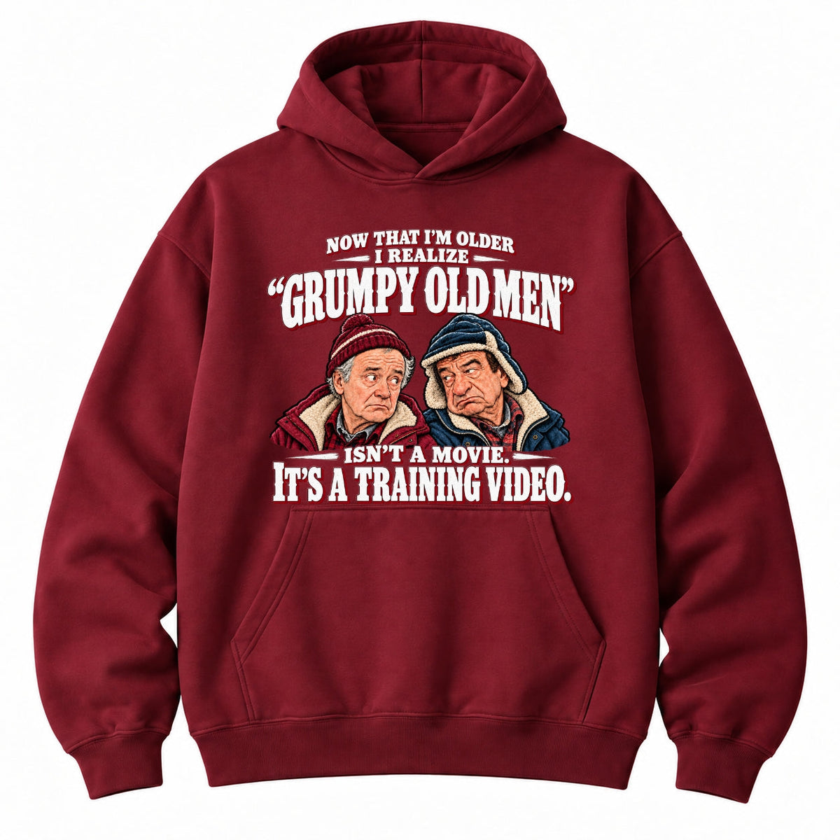Grumpy Old Men Training Video Funny Shirts