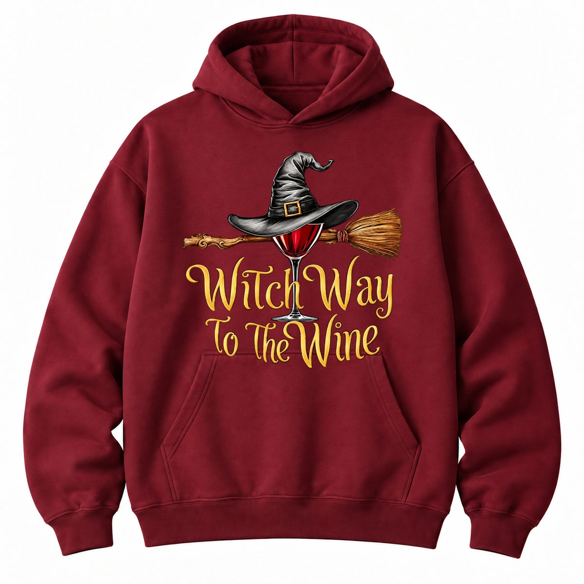 Funny Halloween Wine Lover Witch Way To The Wine Shirts