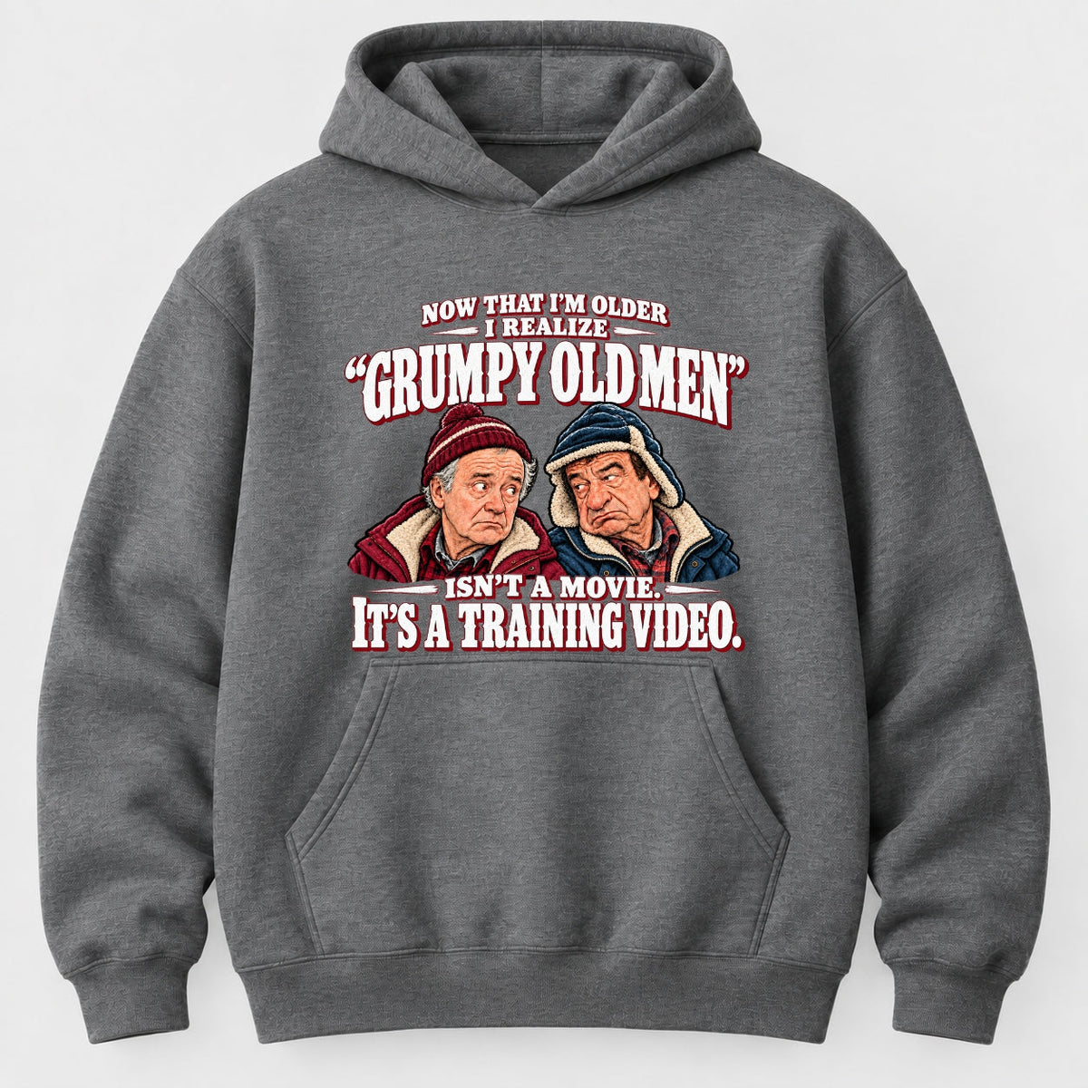 Grumpy Old Men Training Video Funny Shirts
