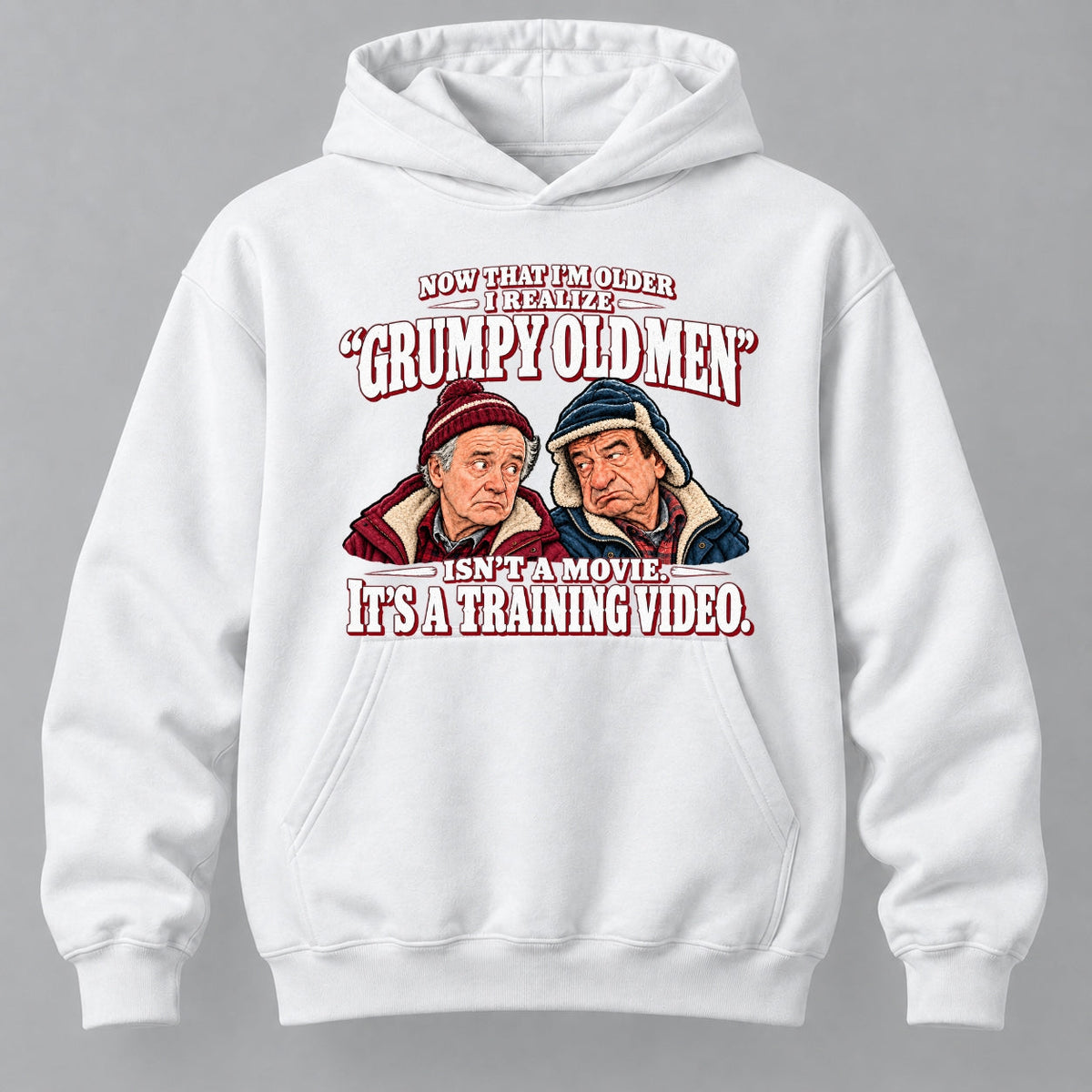 Grumpy Old Men Training Video Funny Shirts