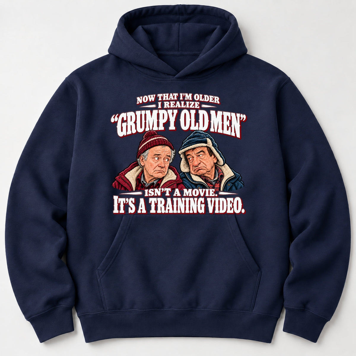 Grumpy Old Men Training Video Funny Shirts