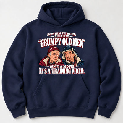 Grumpy Old Men Training Video Funny Shirts
