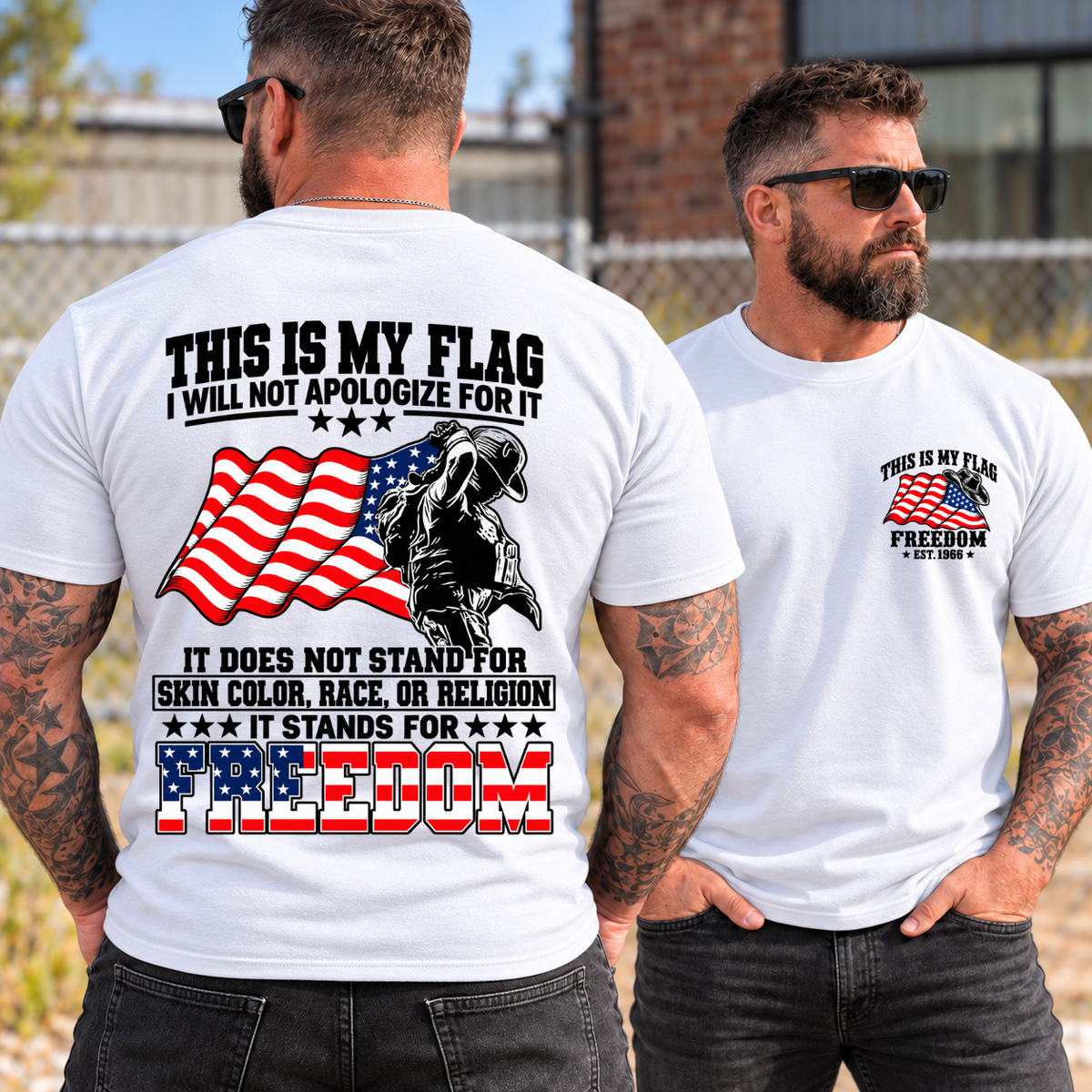 This Is My Flag Freedom EST Shirts