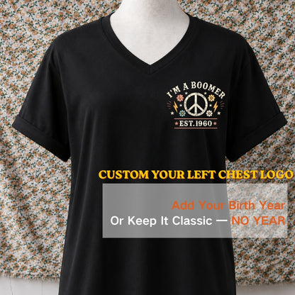 Personalized I’m A Boomer Walk Away V-neck