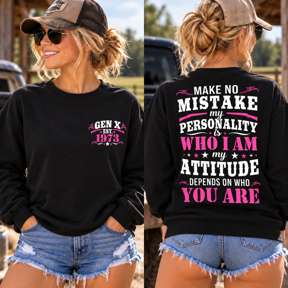 MY ATTITUDE DEPENDS ON WHO YOU ARE EST Shirts