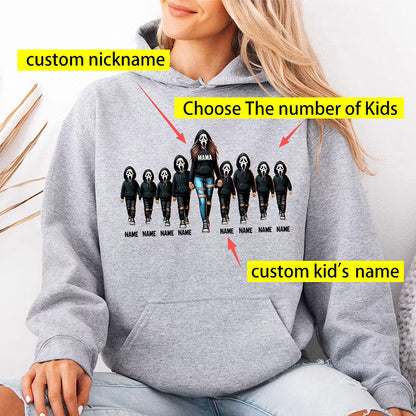 Ghostface Mask Edition Halloween Custom Family Sweatshirt