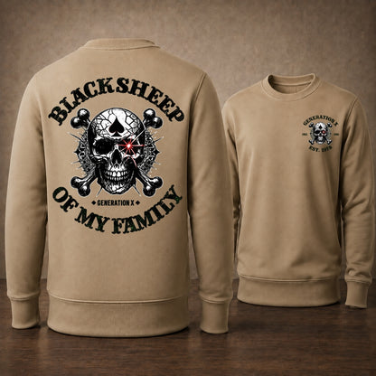 Black Sheep Of My Family Gen X Custom Year Crewneck