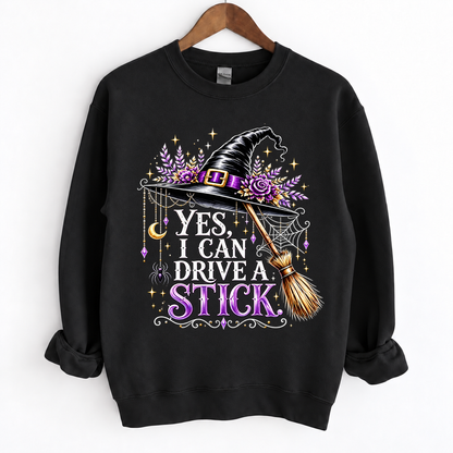 Yes I Can Drive a Stick Witch Shirts