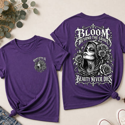 Personalized Beauty Never Dies Skull Graphic Shirt