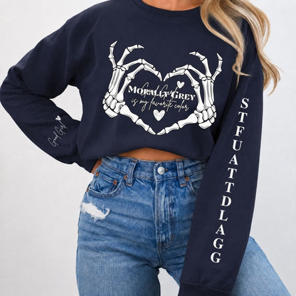 Morally Grey Is My Favorite Color Dark Romance Sweatshirt