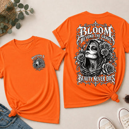 Personalized Beauty Never Dies Skull Graphic Shirt