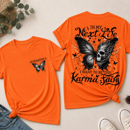 Karma Fairy Skull Butterfly Custom Generation Shirts