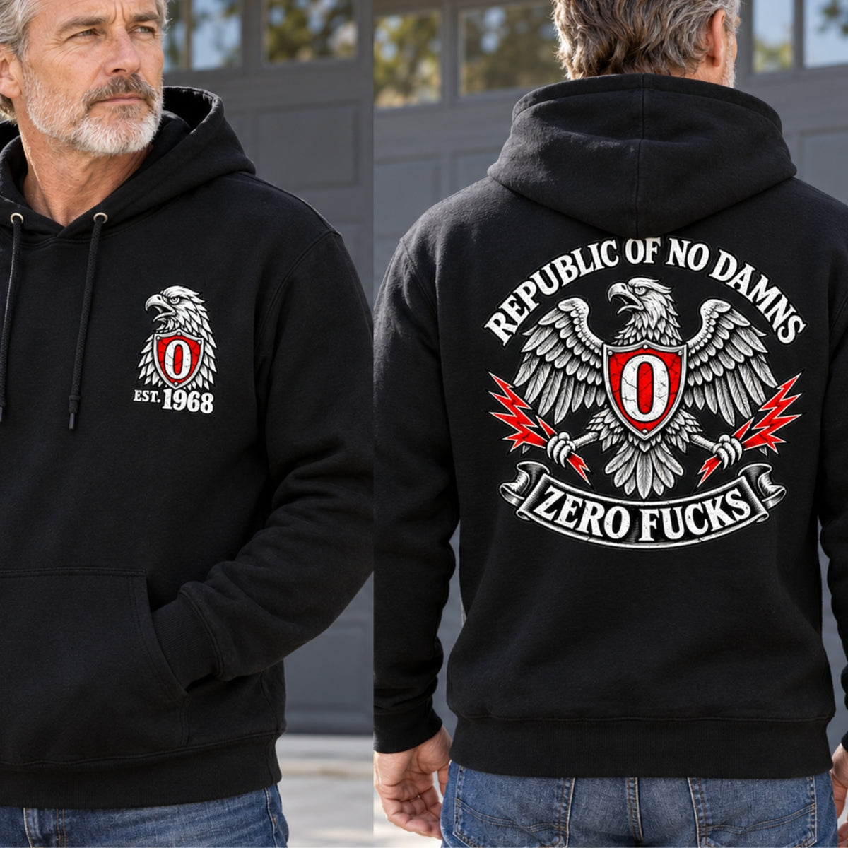 Republic Of No Damns Zero Fucks EST Shirts