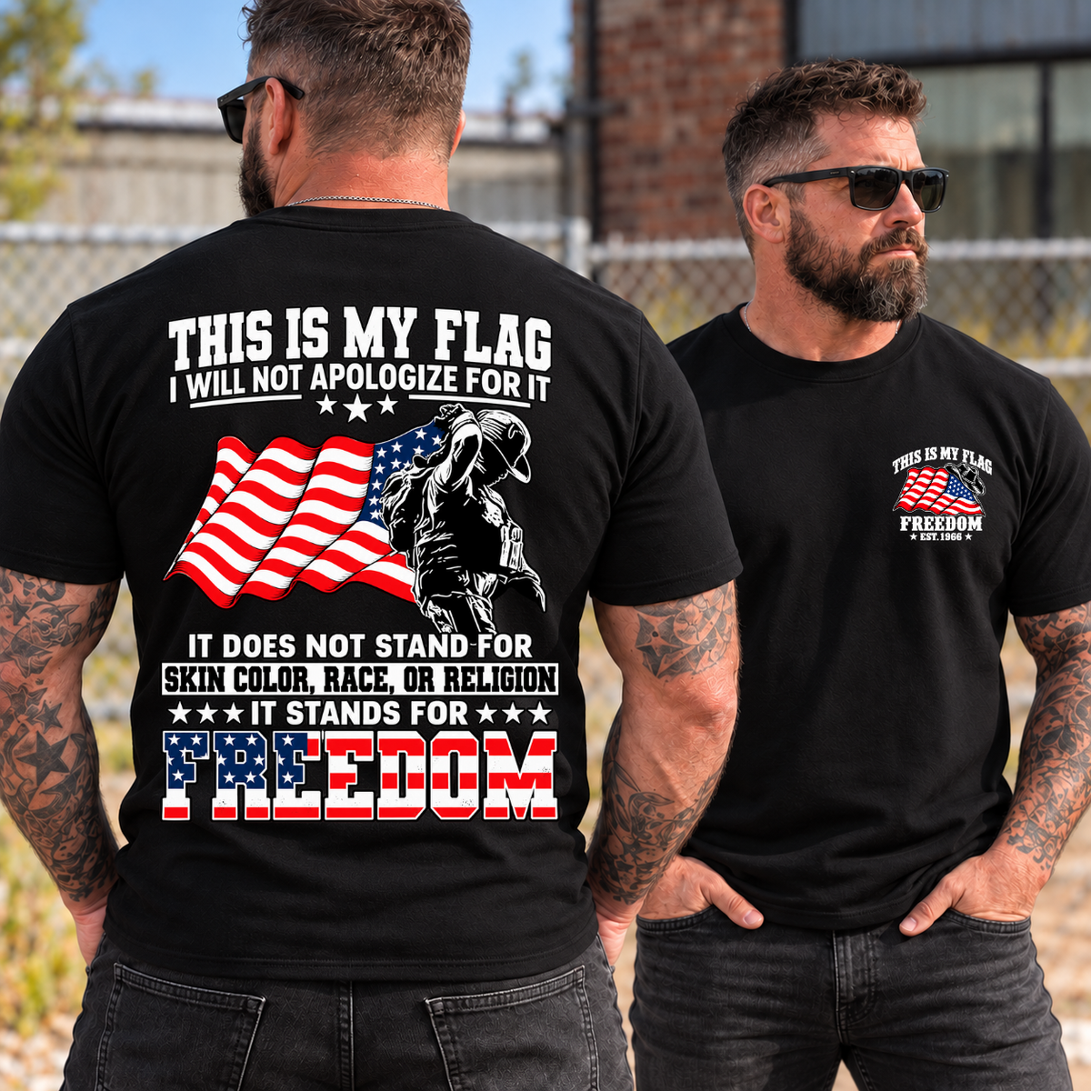 This Is My Flag Freedom EST Shirts