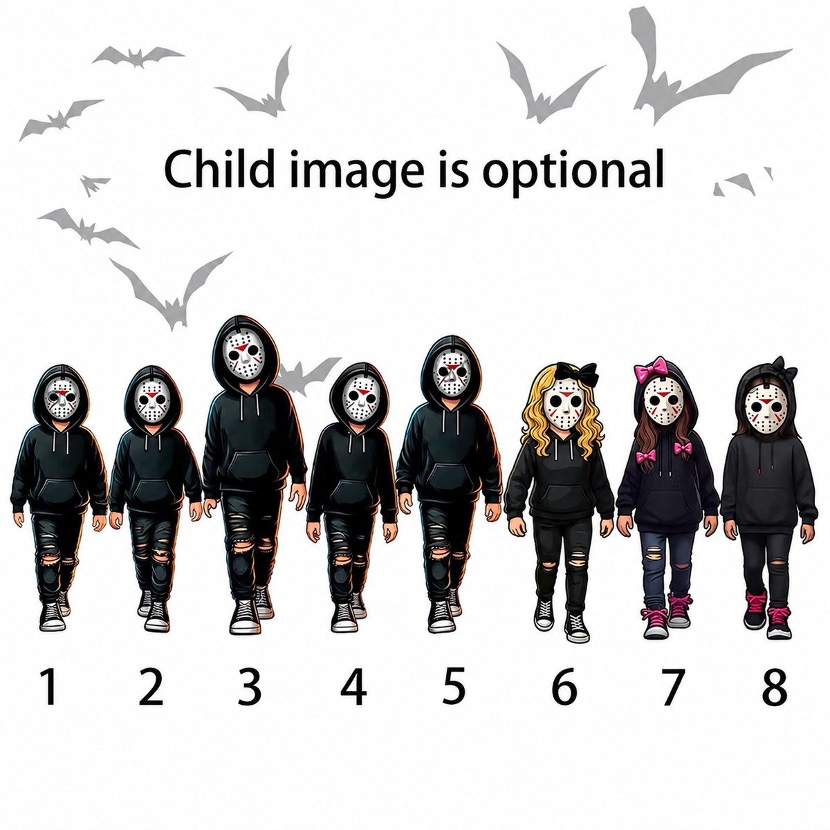 Halloween Custom Family Sweatshirt Mama With Kids Sweatshirt