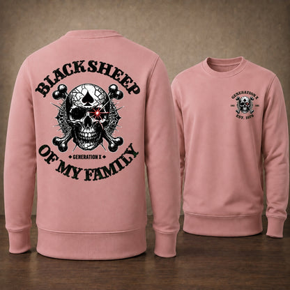 Black Sheep Of My Family Gen X Custom Year Crewneck