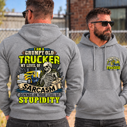 Personalized Grumpy Old Trucker Sarcasm EST Shirts