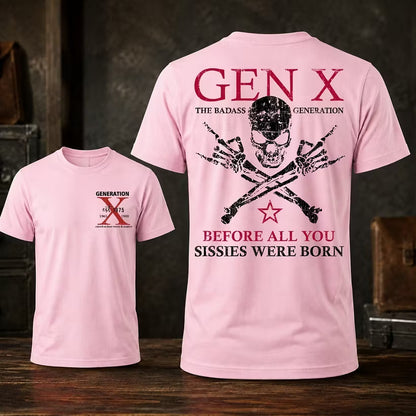 The Badass Generation X Personalized Year T-Shirt