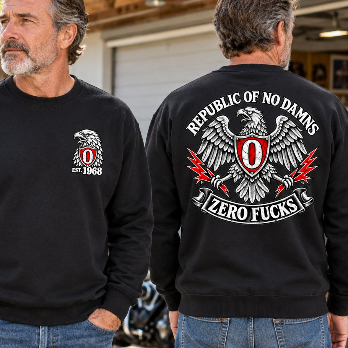 Republic Of No Damns Zero Fucks EST Shirts