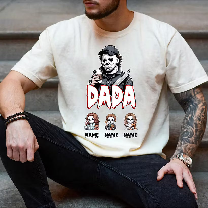 Custom Halloween Horror Mama Dada Sweatshirt ,T-shirt