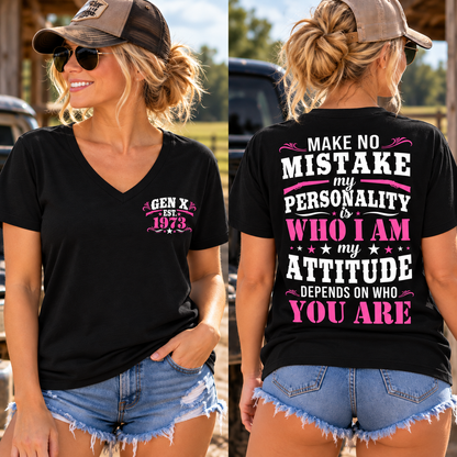MY ATTITUDE DEPENDS ON WHO YOU ARE EST Shirts