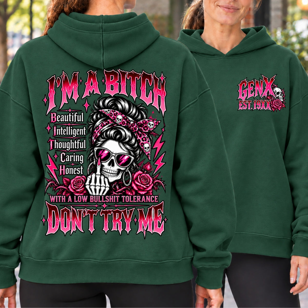 I'm A Bitch Don't Try Me EST V-neck T-Shirt,Sweatshirt