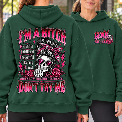 I'm A Bitch Don't Try Me EST V-neck T-Shirt,Sweatshirt