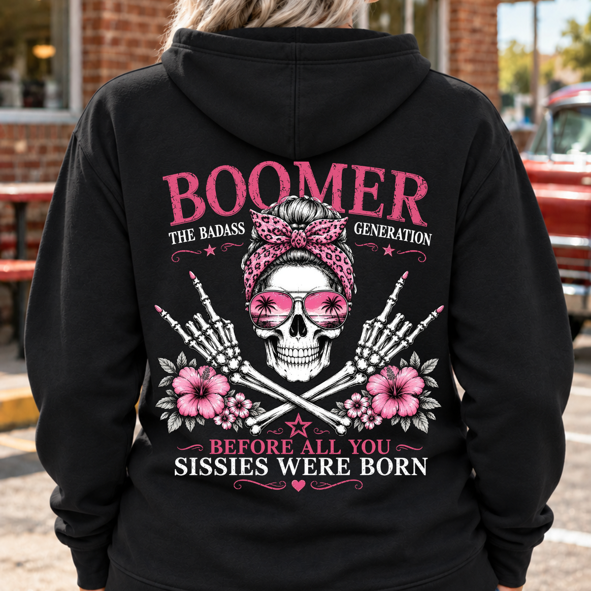 Personalized Boomer The Badass Generation Skull EST Shirts