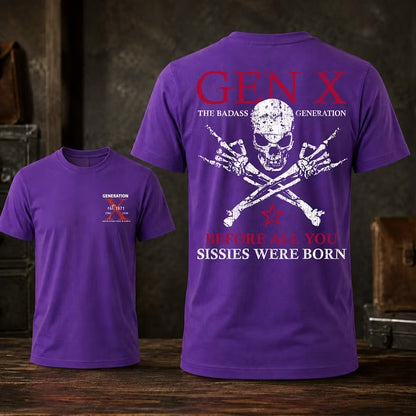 The Badass Generation X Personalized Year T-Shirt