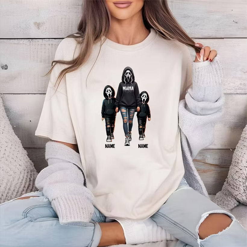 Ghostface Mask Edition Halloween Custom Family Sweatshirt