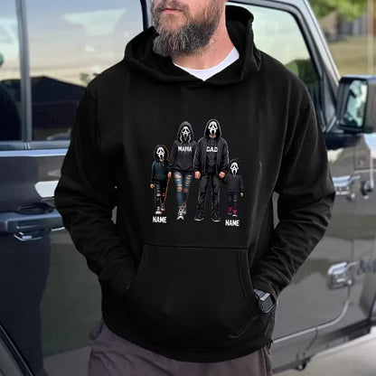 Ghostface Mask Edition Halloween Custom Family Sweatshirt