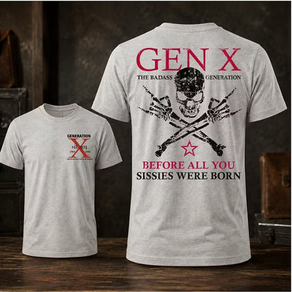 The Badass Generation X Personalized Year T-Shirt
