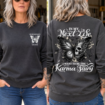 Karma Fairy Skull Butterfly Custom Generation Shirts