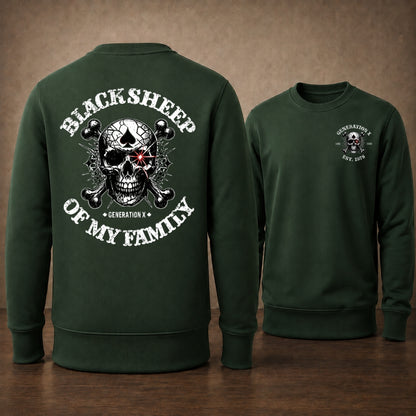 Black Sheep Of My Family Gen X Custom Year Crewneck