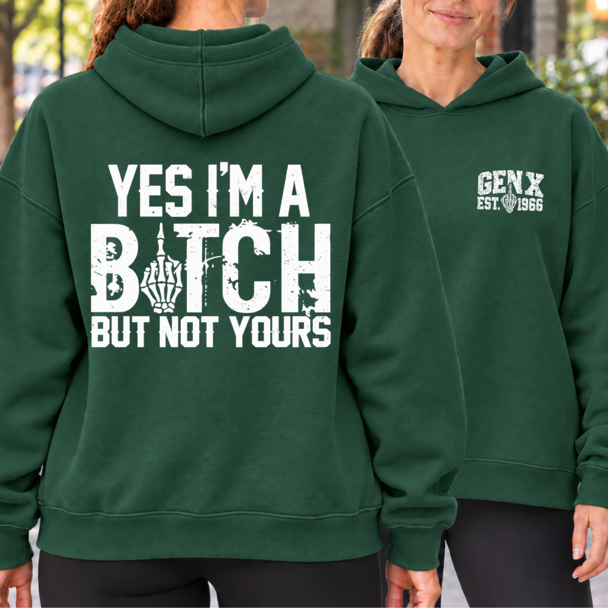 Gen X Yes I’m A Bitch But Not Yours Custom Year Shirts