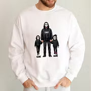 Halloween Custom Family Sweatshirt Mama With Kids Sweatshirt
