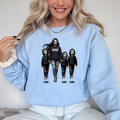 Ghostface Mask Edition Halloween Custom Family Sweatshirt