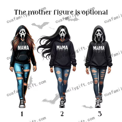 Ghostface Mask Edition Halloween Custom Family Sweatshirt
